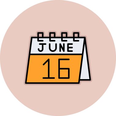 Takvim simge tasarlamak vektör