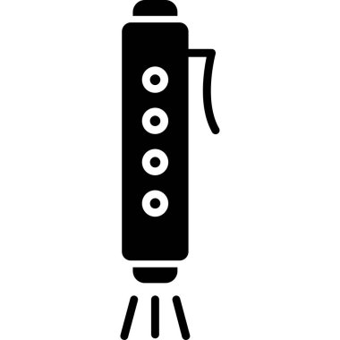 Klima ikonu. Web tasarımı için vektör simgesinin özet çizimi