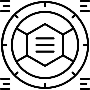 Modern bir simgenin vektör illüstrasyonu