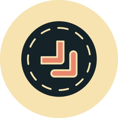 Modern b 'nin vektör illüstrasyonu eksik simgesi