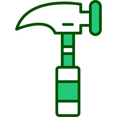 kürek simgesi vektör illüstrasyonu