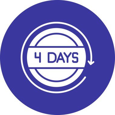 4 gün kalan simge