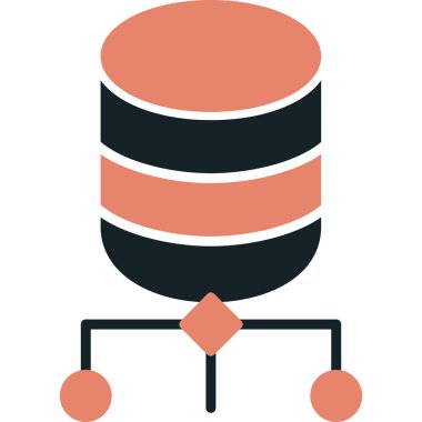 Modern ve eksik simgenin vektör illüstrasyonu