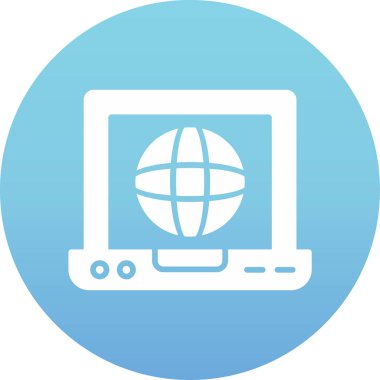 Web simgesi, illüstrasyon, vektör tasarımı