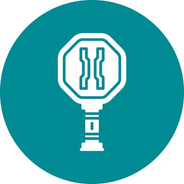 ampul simgesi, vektör illüstrasyonu