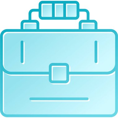 Mavi ve beyaz bir ikonun vektör illüstrasyonu