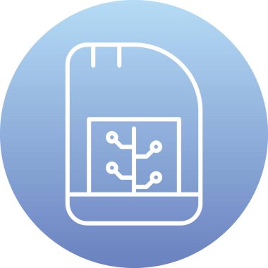 seo modern simgesinin vektör illüstrasyonu