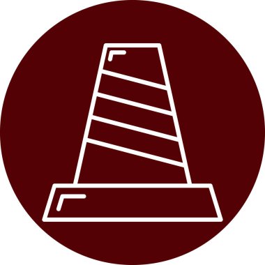 Bir bina simgesinin vektör illüstrasyonu