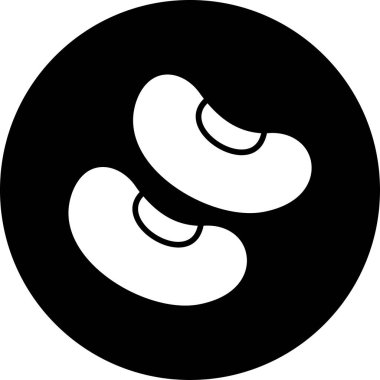 Şirin bir karikatür ve siyah-beyaz vektör çizimi