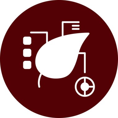 Modern simgenin vektör illüstrasyonu