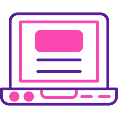 izleyici simgesi, vektör illüstrasyonu