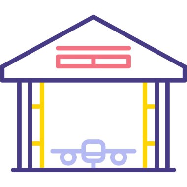 tren. Web simgesi basit illüstrasyon