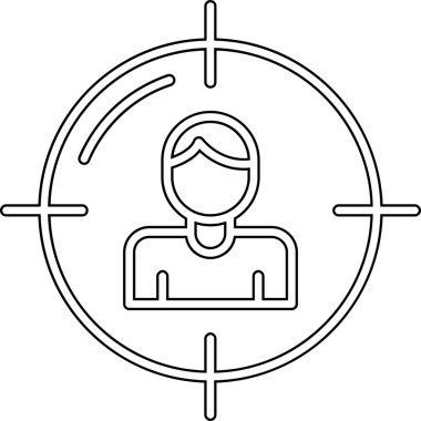 Sakallı bir adamın vektör çizimi