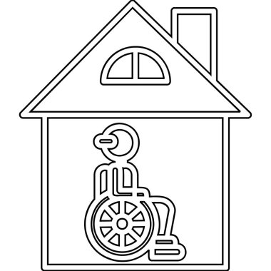 asma kilit vektör illüstrasyonlu ev anahtarı