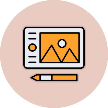 seo modern simgesinin vektör illüstrasyonu