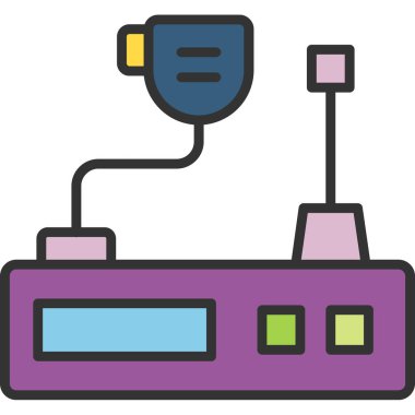 Modern simgenin vektör illüstrasyonu