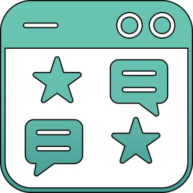 Ağ simgesi. Cep telefonu iletisinin basit illüstrasyonu