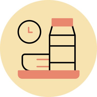 Gıda simgesinin vektör illüstrasyonu