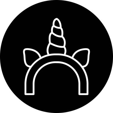 Çizgi film atının vektör çizimi