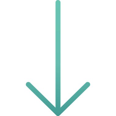 Kontur vektör simge yukarı ok