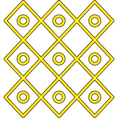 Soyut geometrik şablonun vektör çizimi