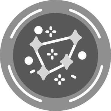 Modern b 'nin vektör illüstrasyonunda topun eksik simgesi