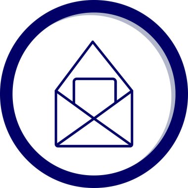 e-posta zarfı simgesi - taslak biçimi