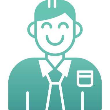 avatar erkek kişi simgesi - özet biçimi