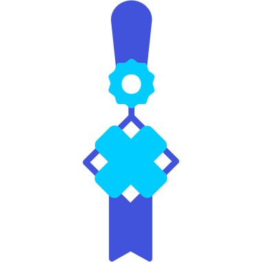 Papyonlu bir adamın vektör çizimi