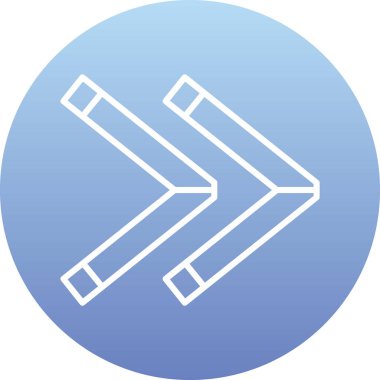 Modern yol simgesinin vektör illüstrasyonu