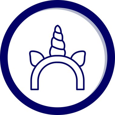 Bir at simgesinin vektör illüstrasyonu