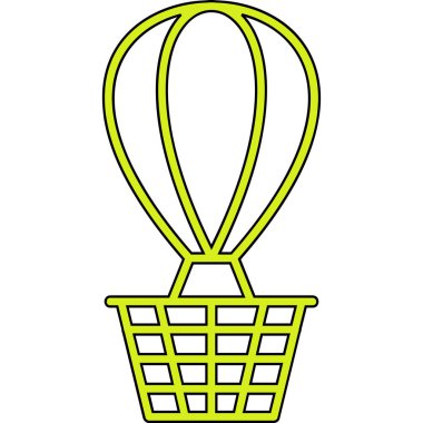 Yiyecek sepeti, vektör, illüstrasyon, gıda konsepti