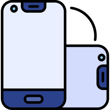 akıllı telefon simgesi vektör illüstrasyonu