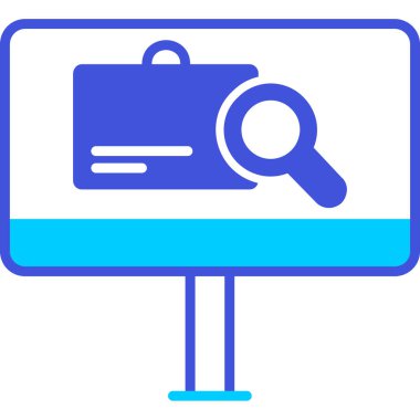 Arama simgesi vektör illüstrasyonu