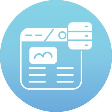 Web renk simgesi, vektör illüstrasyonu