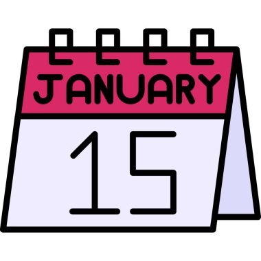 takvim simgesini, basit vektör çizim