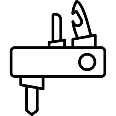 tornavida ikonu vektör çizimi