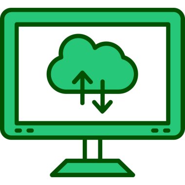 Bulut İndirme. Basit tasarım