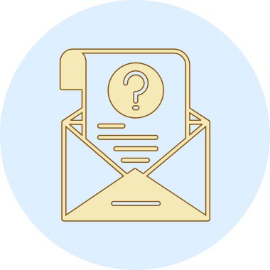 Zarf. Web simgesi basit illüstrasyon