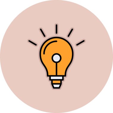 fikir web simgesi, vektör çizim