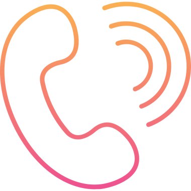 kulak modern ikon vektör illüstrasyonu