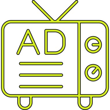 reklam panosu pazarlama simgesi