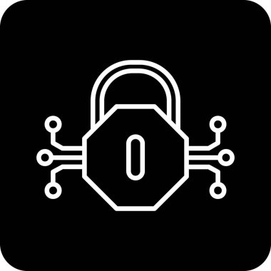 ikon vektör illüstrasyonunu kilitle