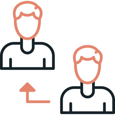 avatar erkek kişisi simgesi ana hatlar biçiminde