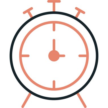 saat zaman simgesi doldurulmuş özet biçimi