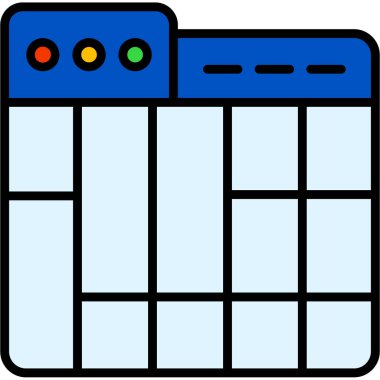 Dolu takvim tarihi ay simgesi - taslak biçimi