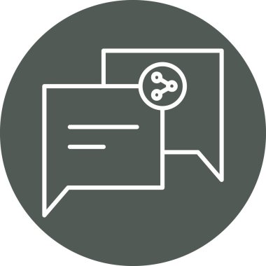 Modern bir simge tasarımının vektör illüstrasyonu