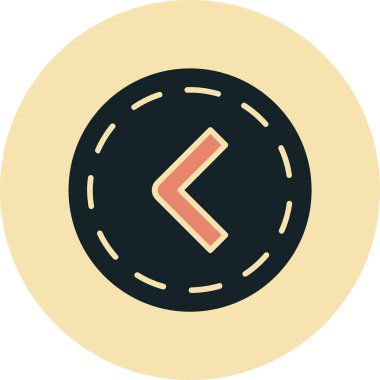 Tek bir simgenin vektör illüstrasyonu