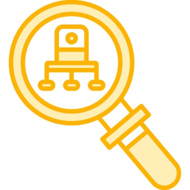 Ara. Web simgesi basit illüstrasyon