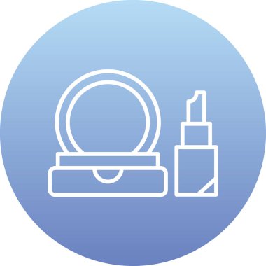 vektör güzelliği ve güzellik çizgisi simgesi